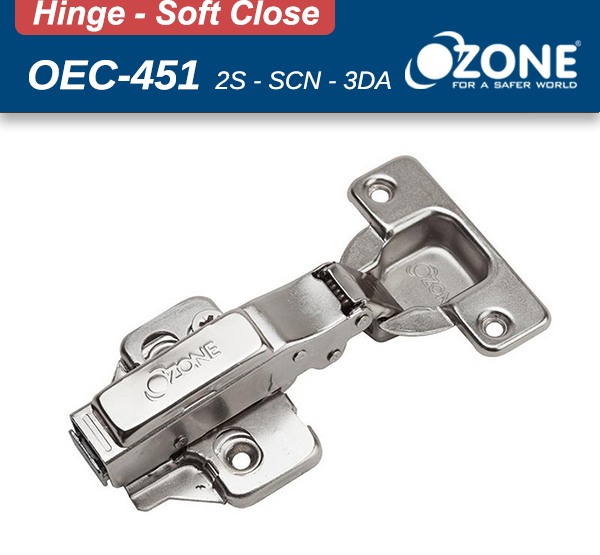 OEC-451 3DA Hinge (Soft Close) 